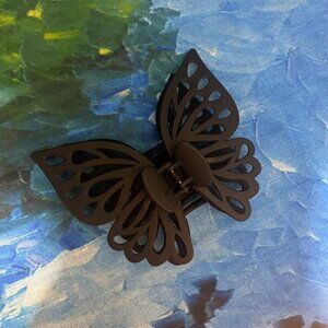 Black Butterfly Hairclip
